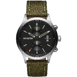 Green Fabric Dress Watch