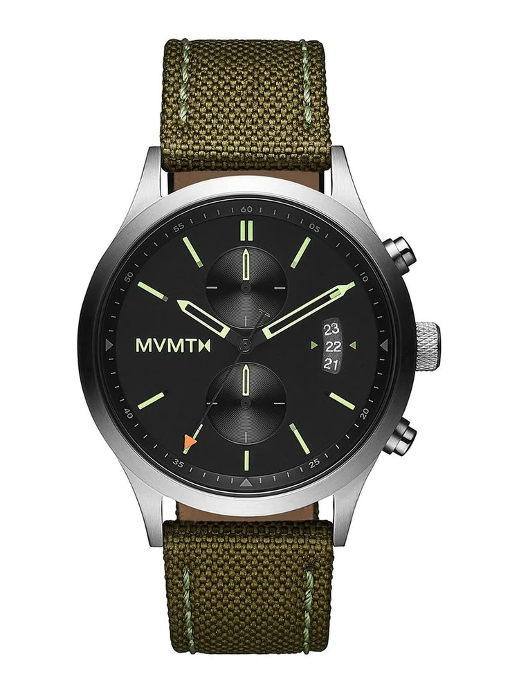 Green Fabric Dress Watch