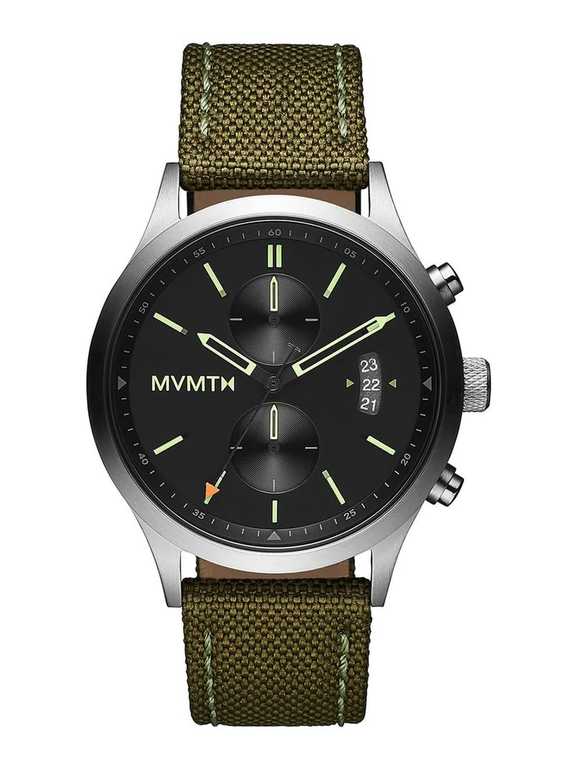 Green Fabric Dress Watch