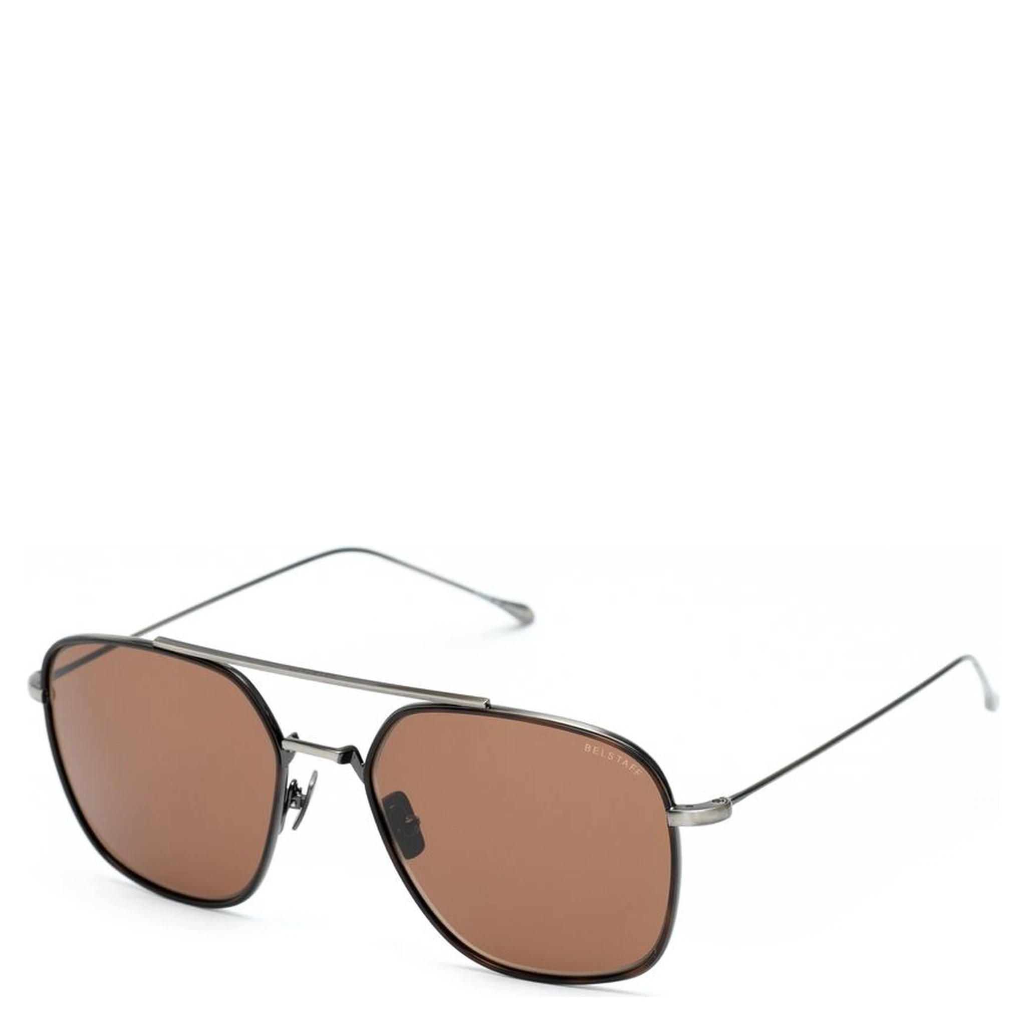 Brown Titanium Sunglasses