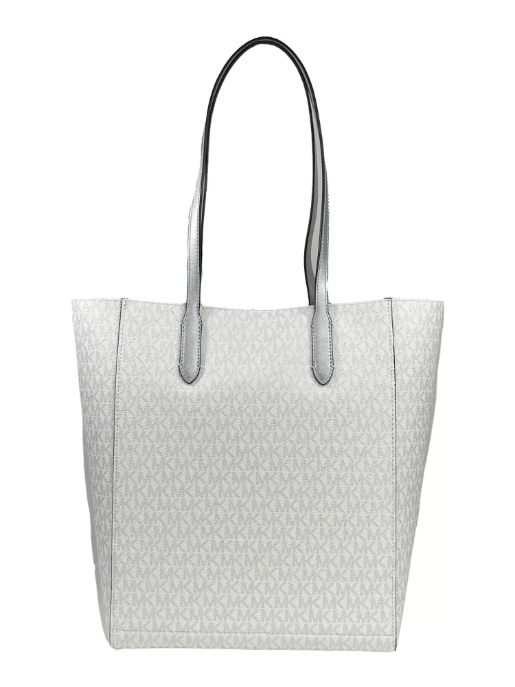 Vincent With Card Case Large Tote Purse Bag Silver alternative