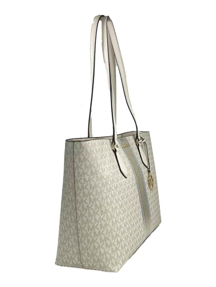 Sheila Large Tote Purse Bag Pale Gold