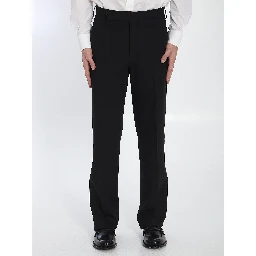 Wool tailored trousers