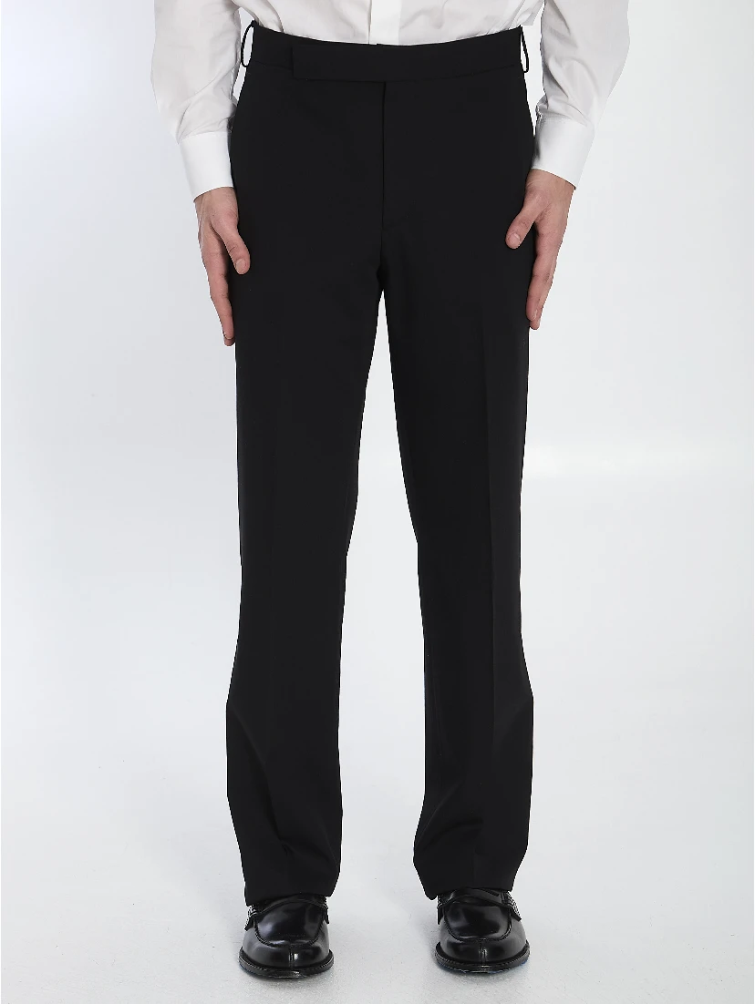 Wool tailored trousers