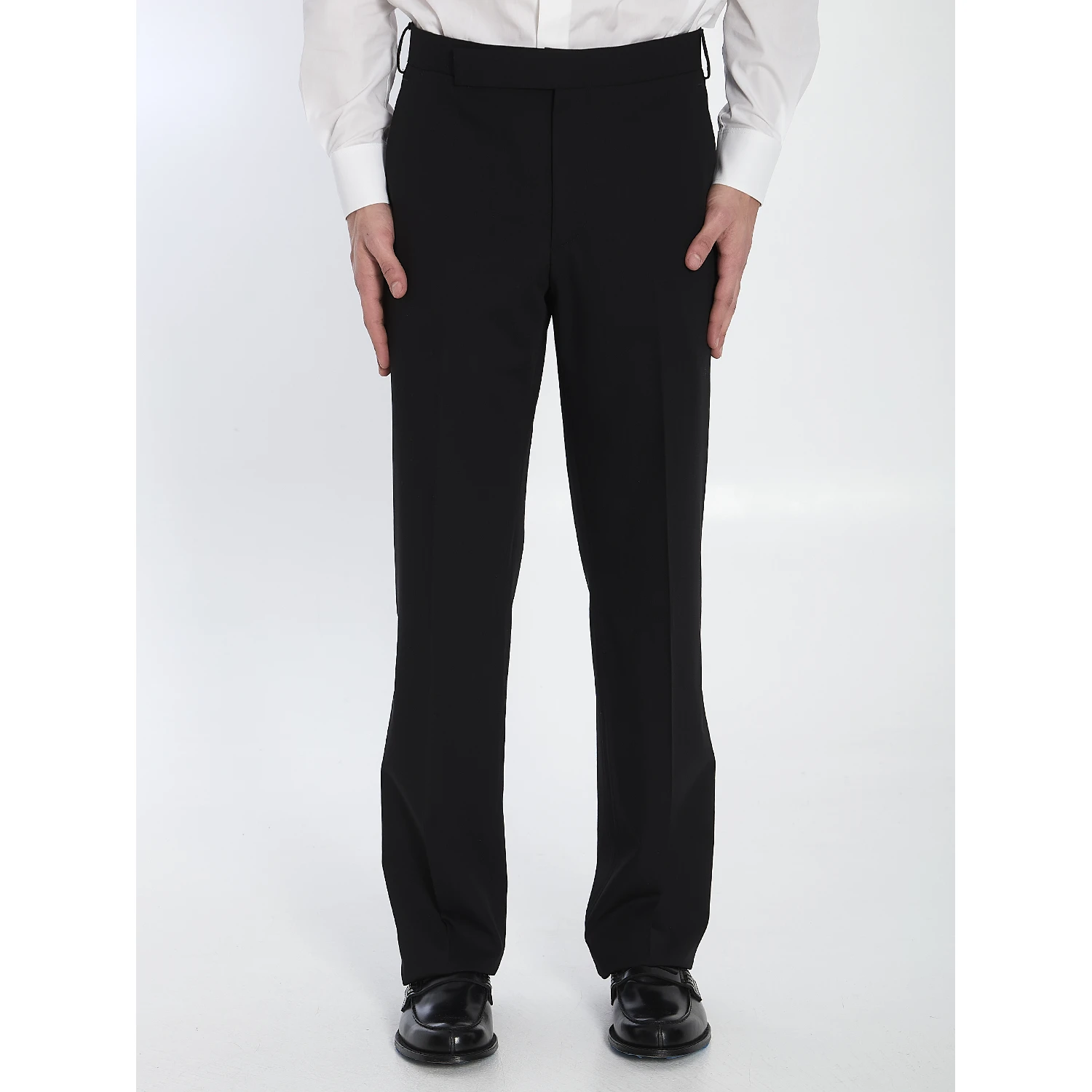 Wool tailored trousers