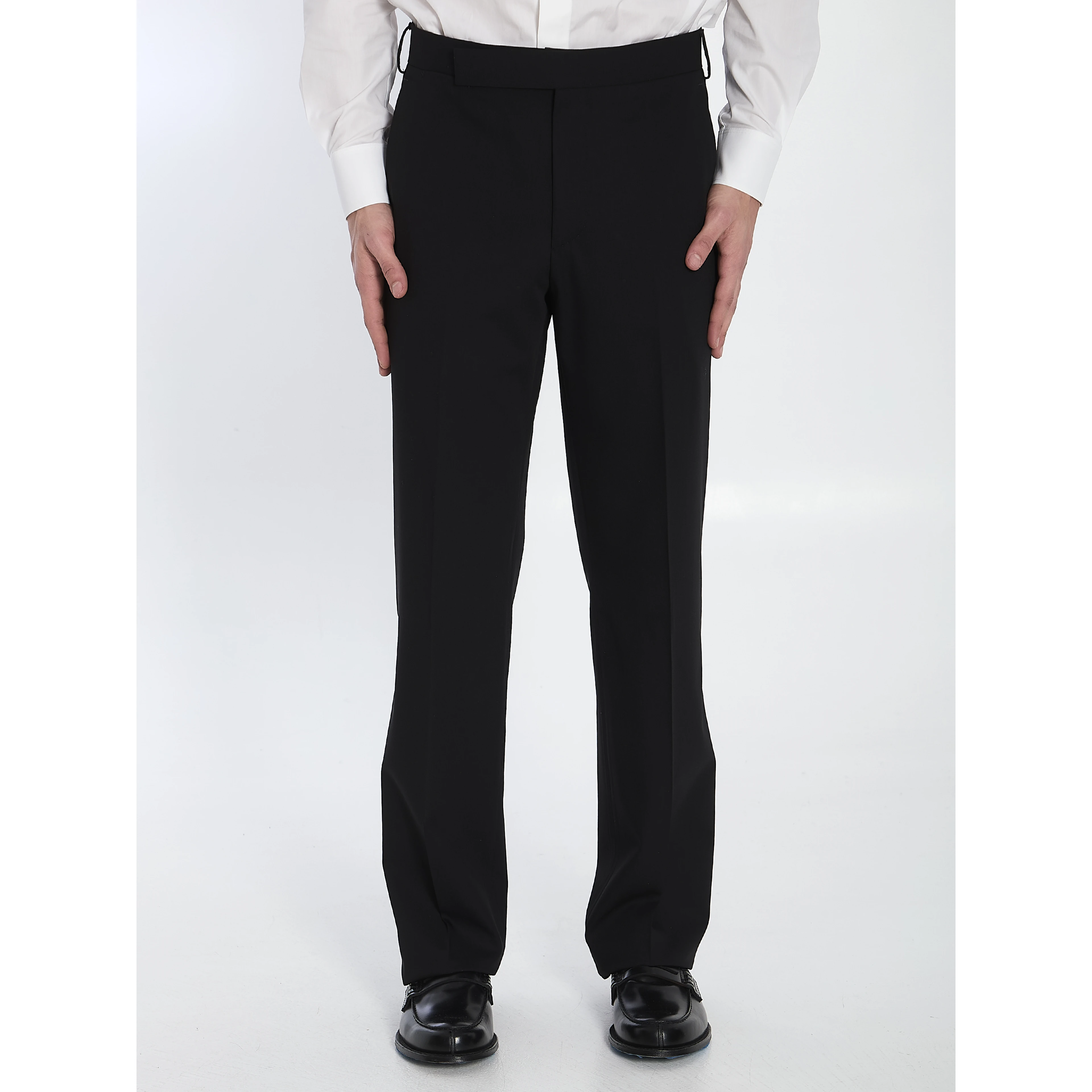 Wool tailored trousers