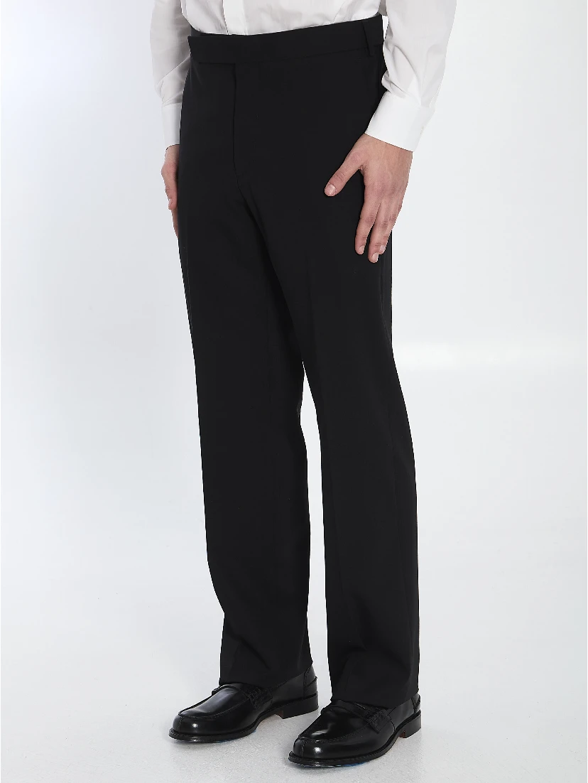 Wool tailored trousers