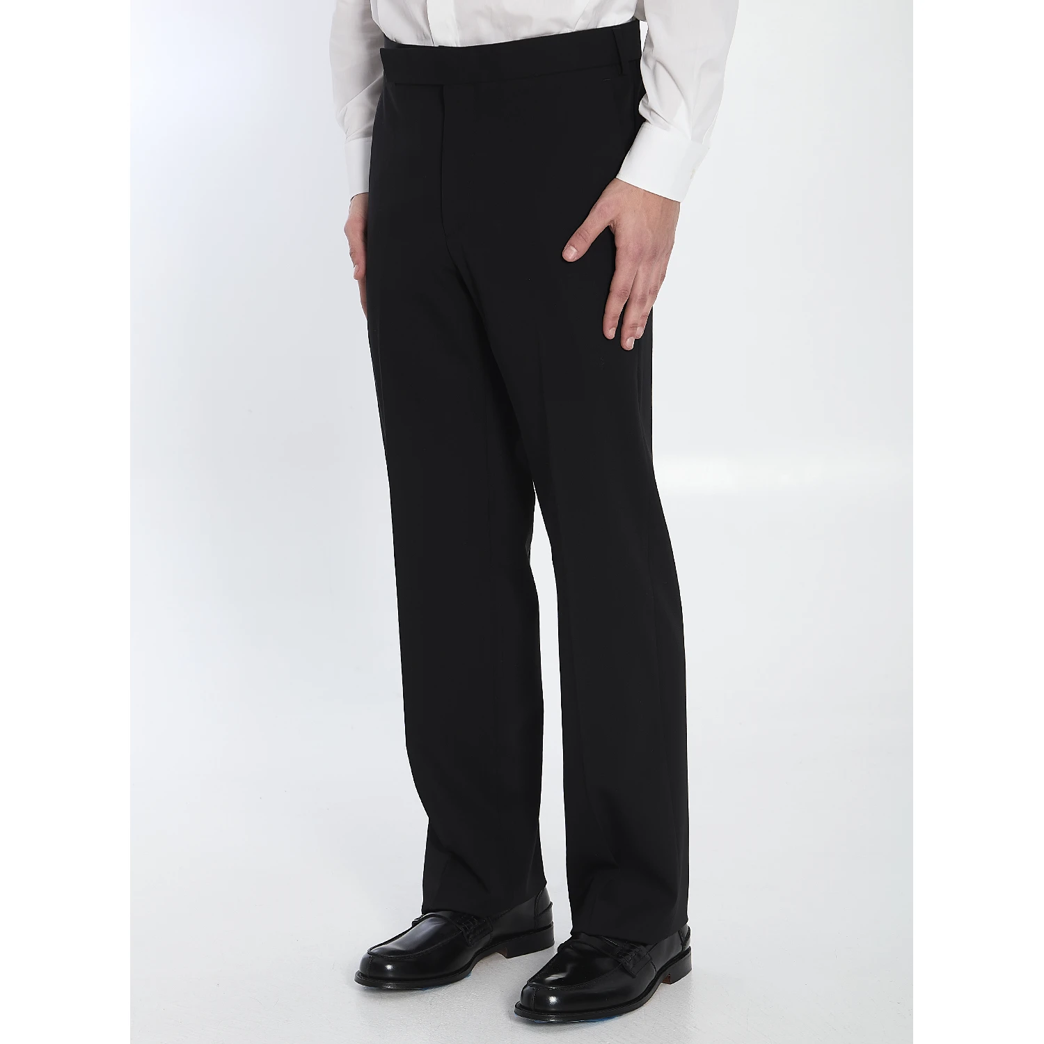 Wool tailored trousers