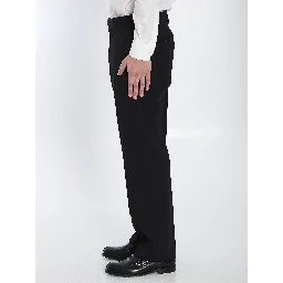 Wool tailored trousers