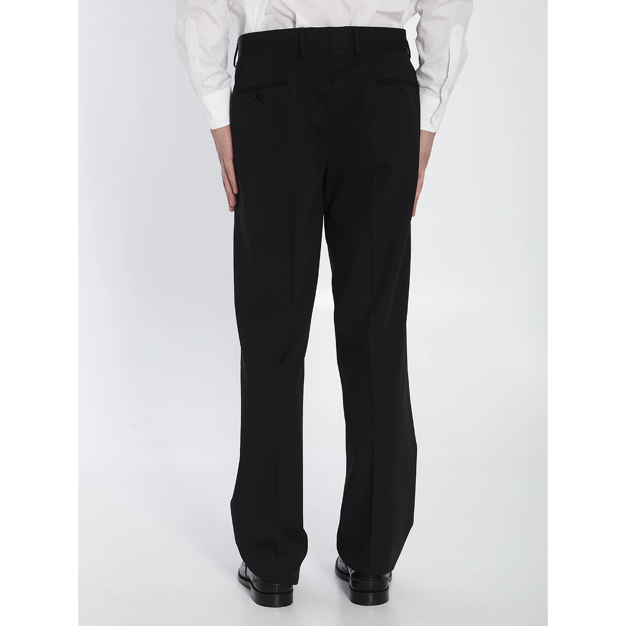 Wool tailored trousers