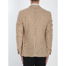 Wool single-breasted jacket