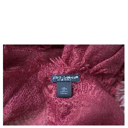 Maroon Cashmere Knit Wrap Shawl Fringe Scarf