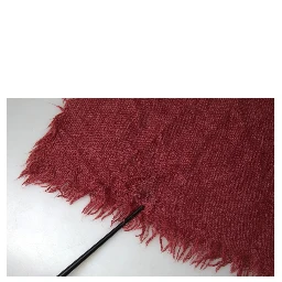 Maroon Cashmere Knit Wrap Shawl Fringe Scarf