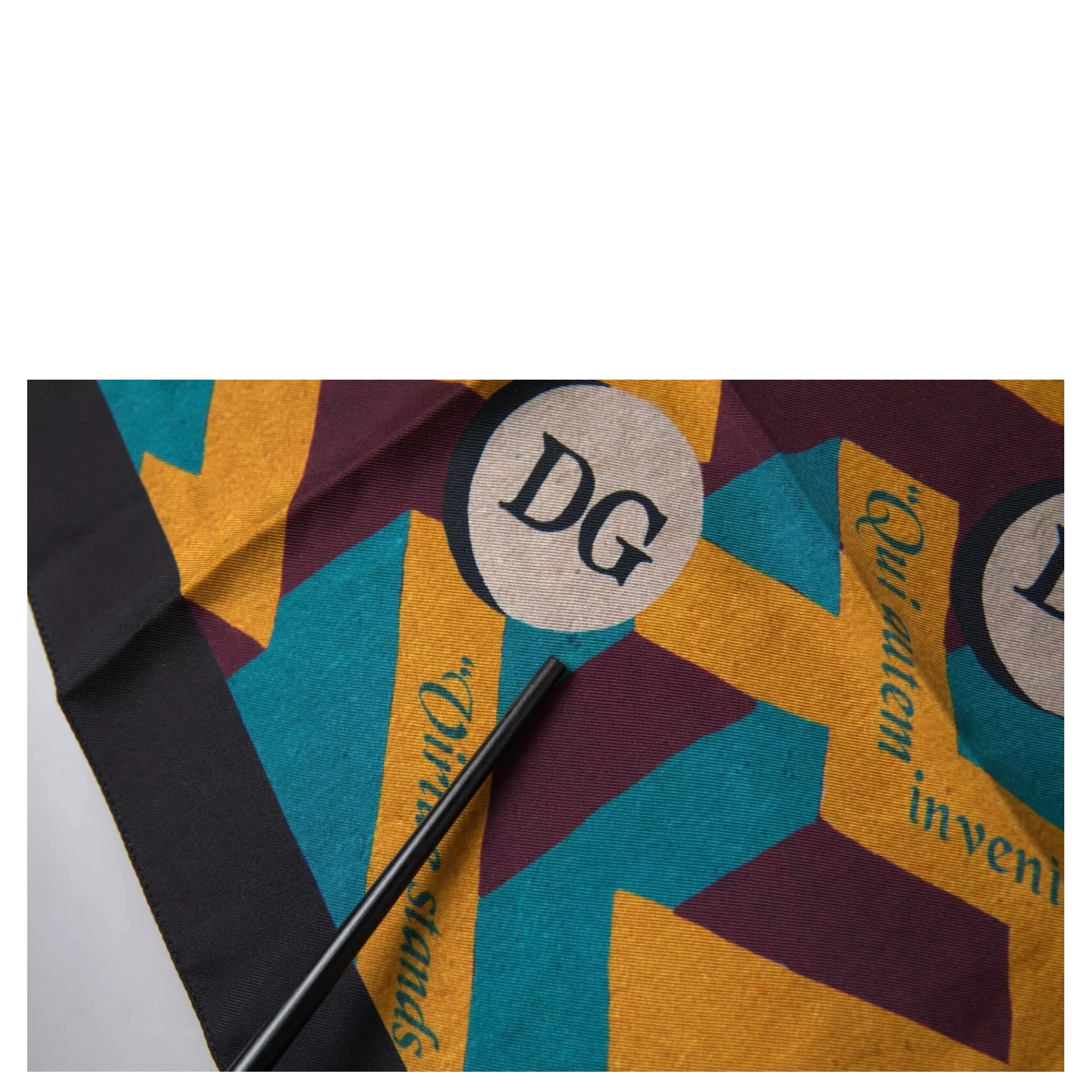 Multicolor Printed Square Handkerchief Scarf