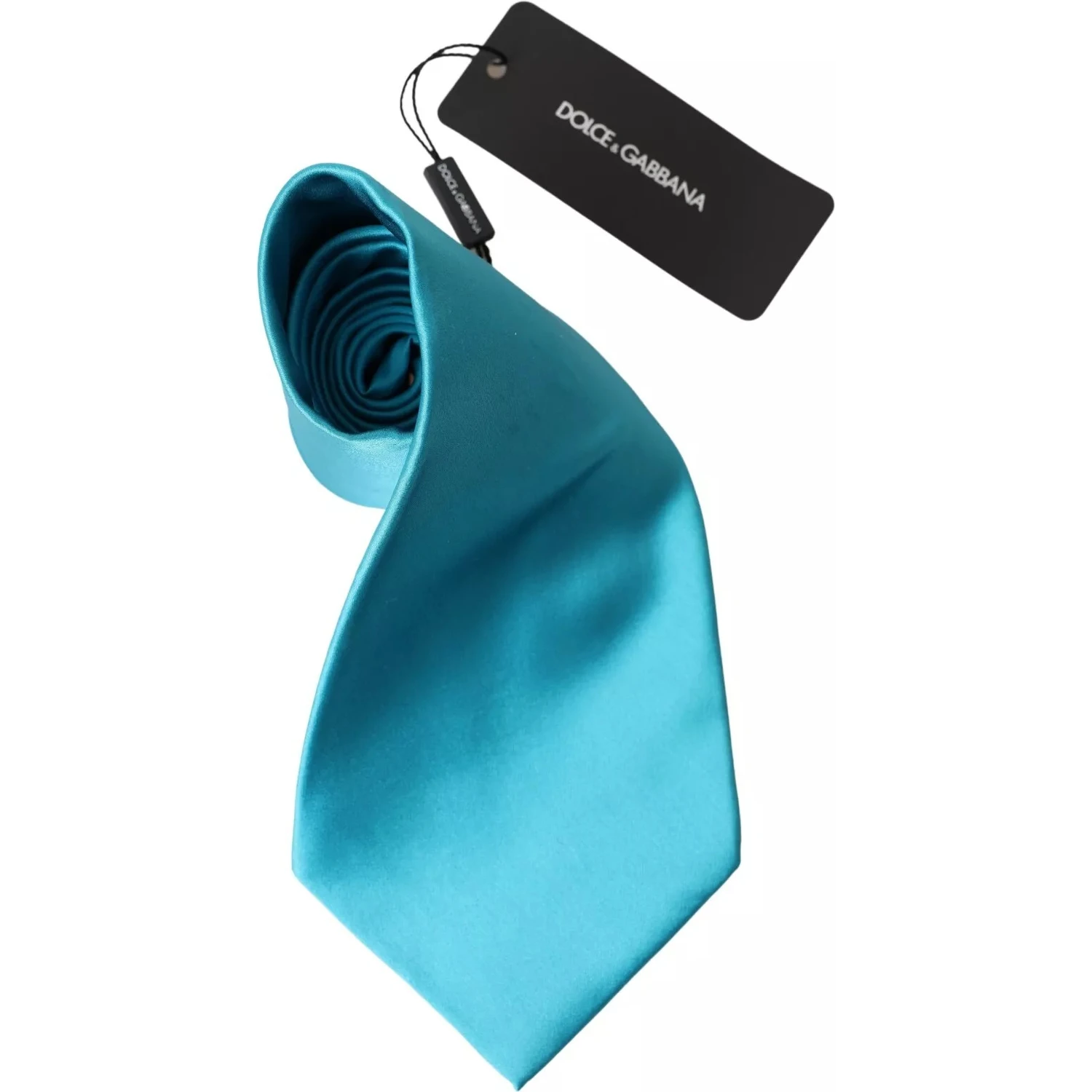 Light Blue 100% Silk Wide Mens Necktie
