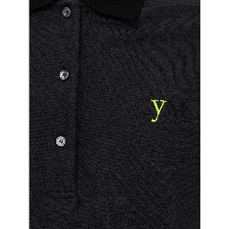 Black Cotton Polo Shirt