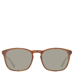 نظارات شمسية بلاستيكية بنية اللون