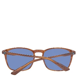 نظارات شمسية بلاستيكية بنية اللون