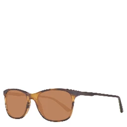 نظارات شمسية بلاستيكية بنية اللون