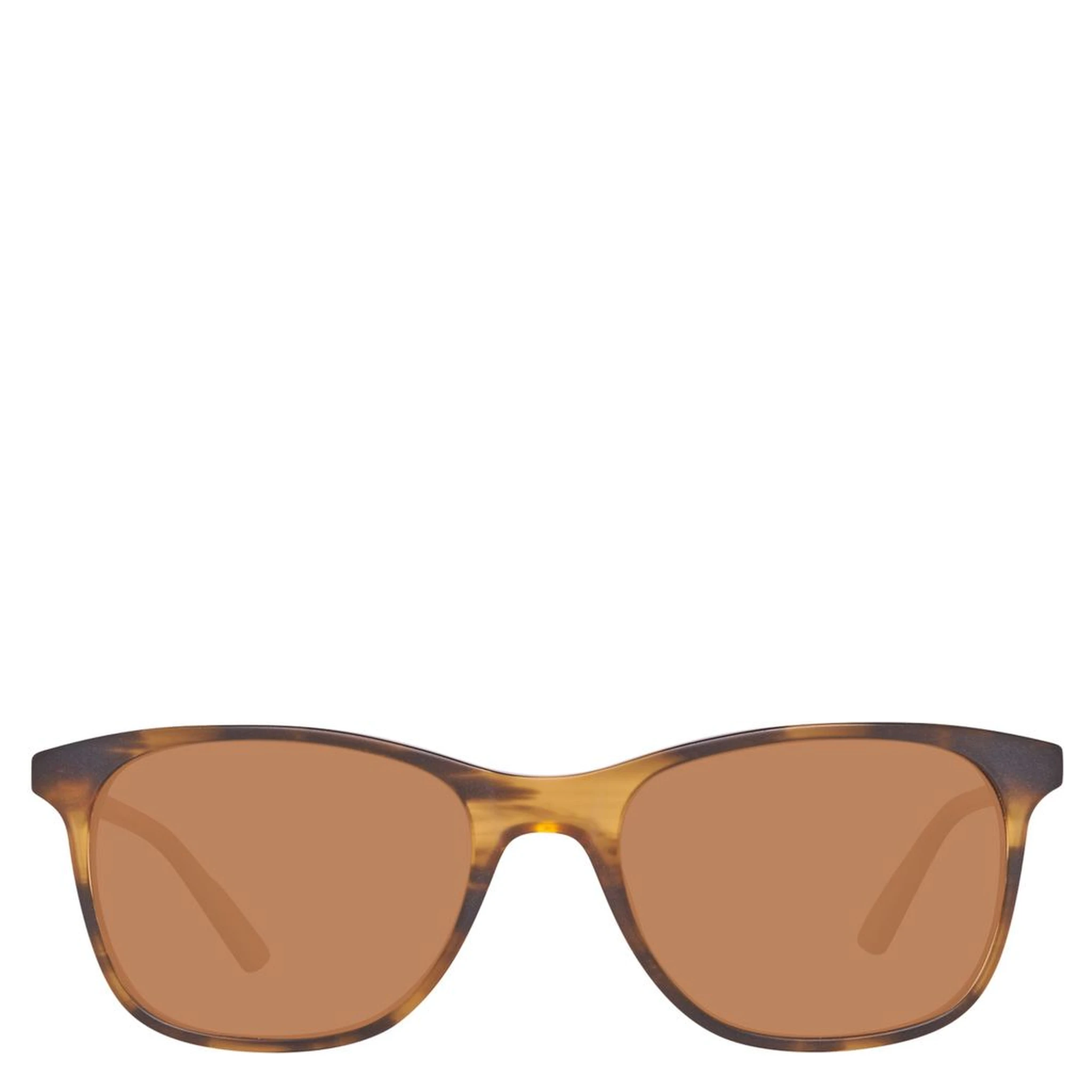 نظارات شمسية بلاستيكية بنية اللون