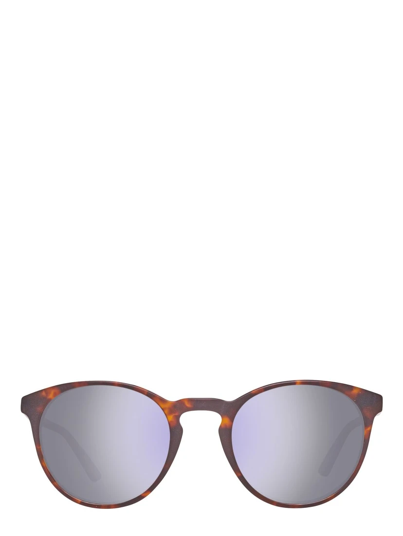 نظارات شمسية بلاستيكية بنية اللون