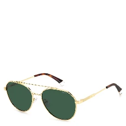 Gold Stainless Steel Sunglasses