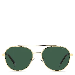 Gold Stainless Steel Sunglasses