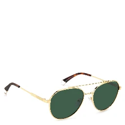 Gold Stainless Steel Sunglasses