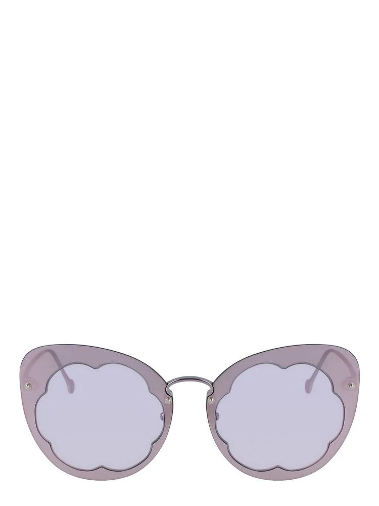 Purple Metal Sunglasses