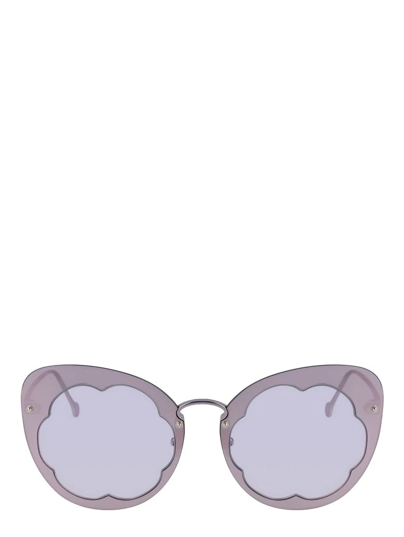 Purple Metal Sunglasses