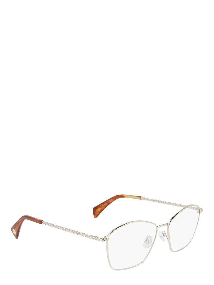 Yellow Metal Glasses (Frames)