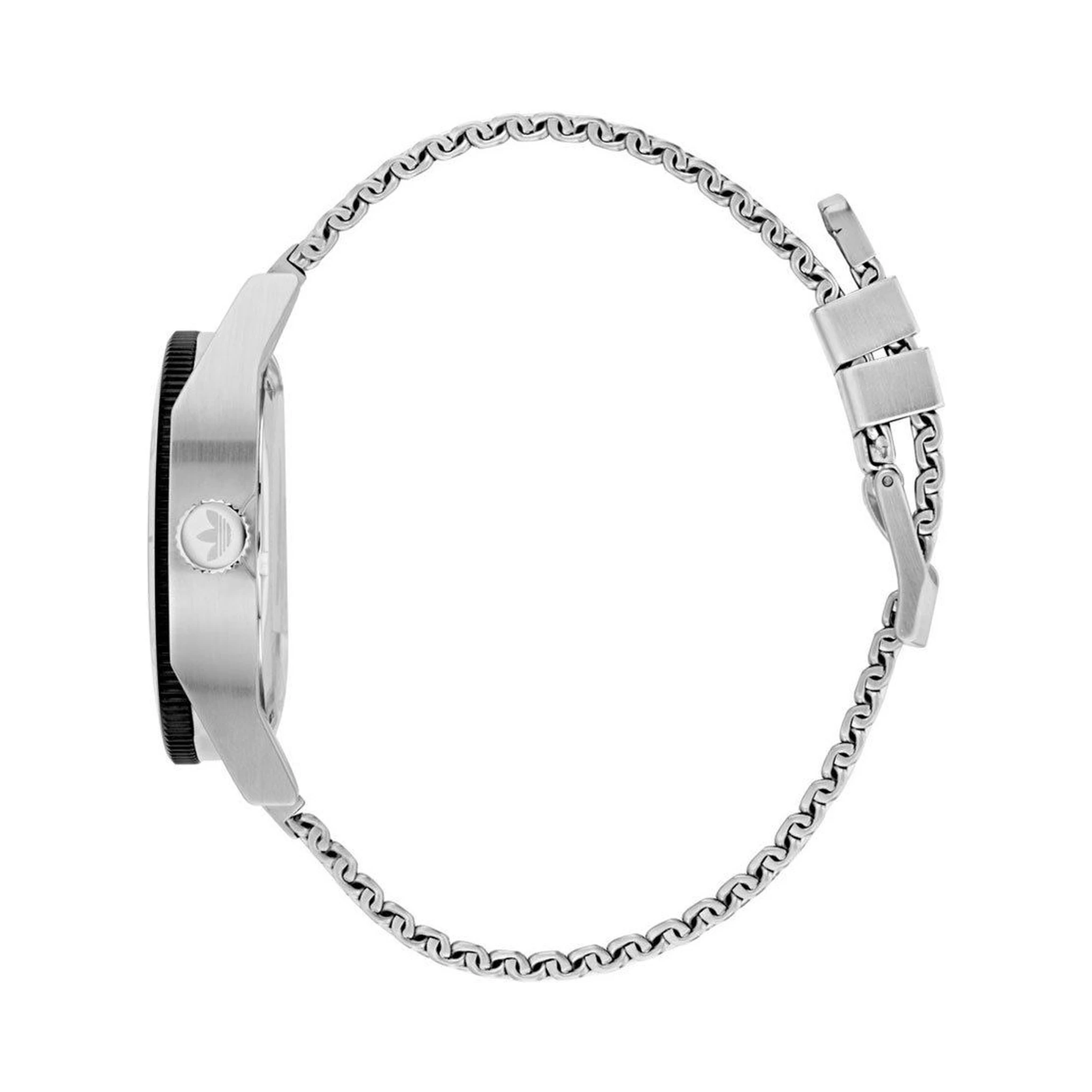 Gray Stainless Steel Dress Watch