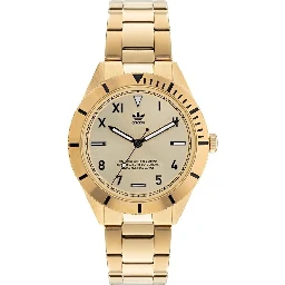 Gold Stainless Steel Bracelet Watch
