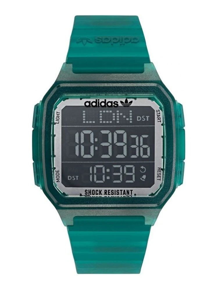 Green Resin Digital Watch