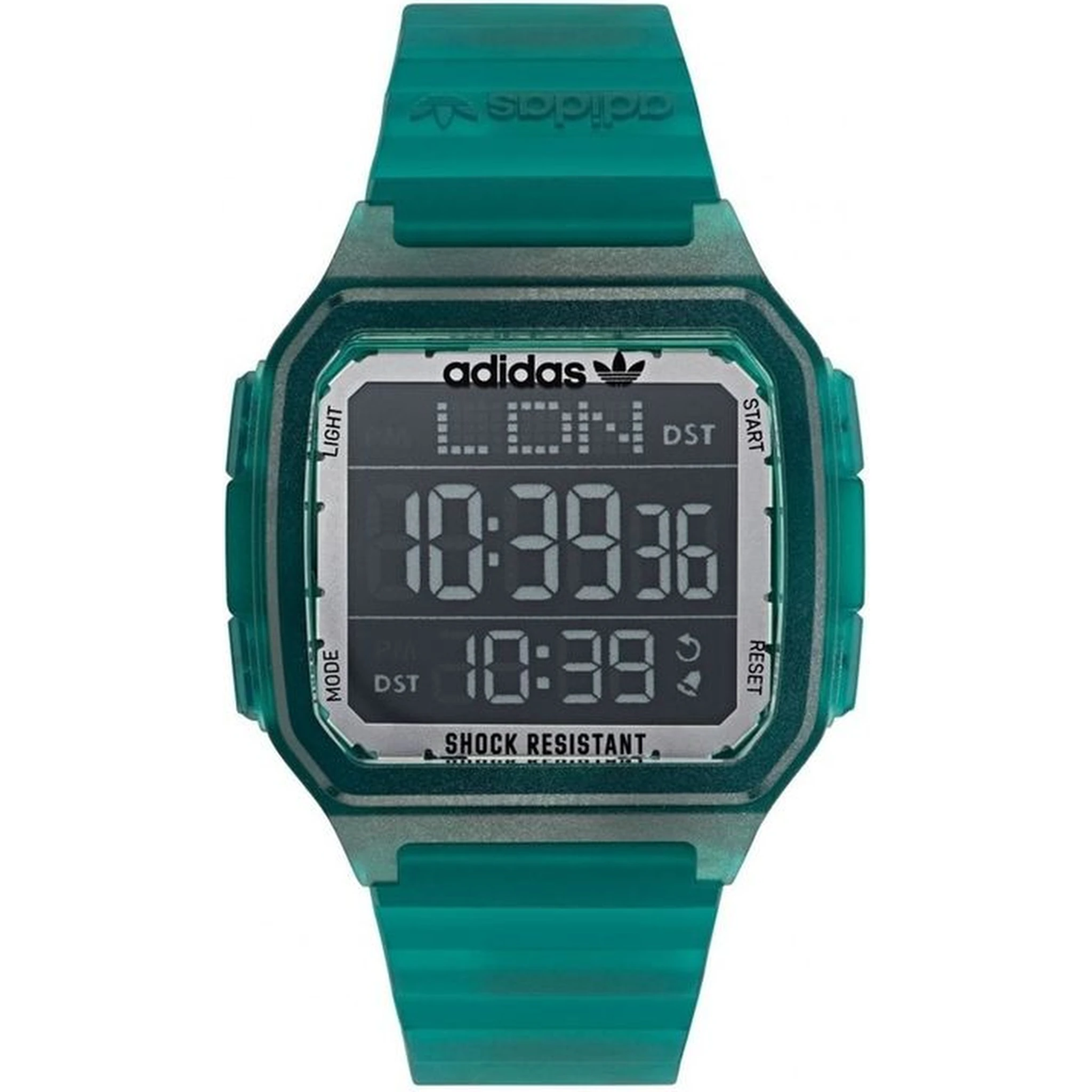 Green Resin Digital Watch