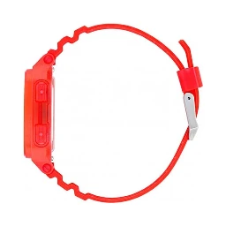 Red Resin Digital Watch