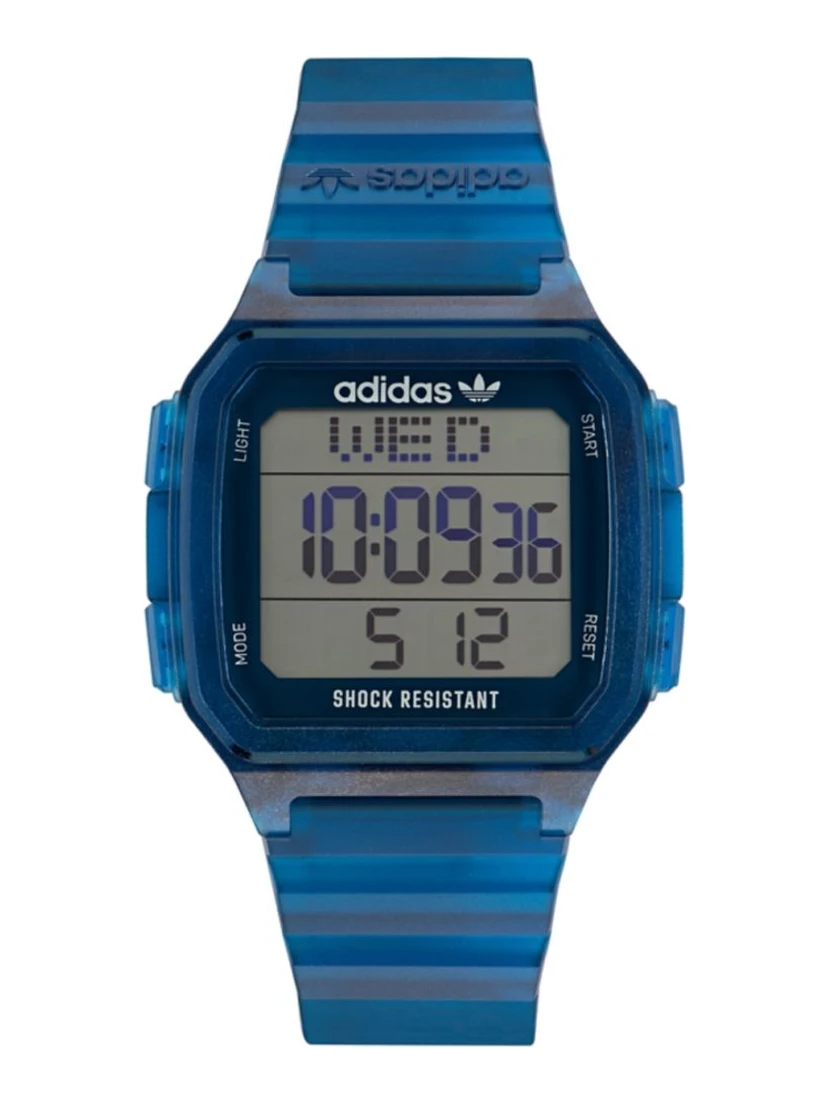 Blue Resin Digital Watch