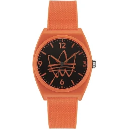 Orange Synthetic Sport Watch