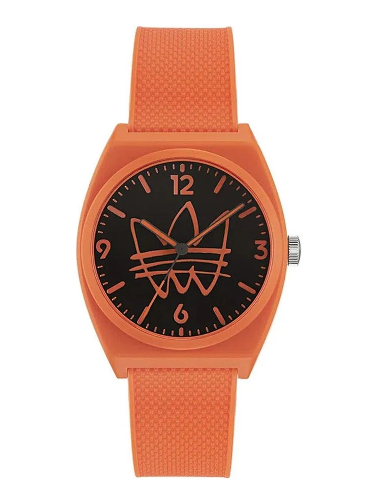 Orange Synthetic Sport Watch