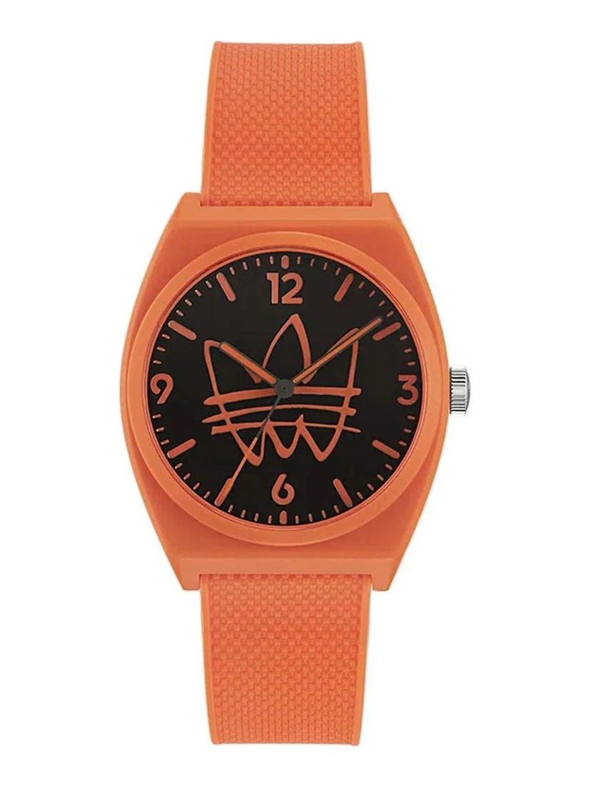 Orange Synthetic Sport Watch