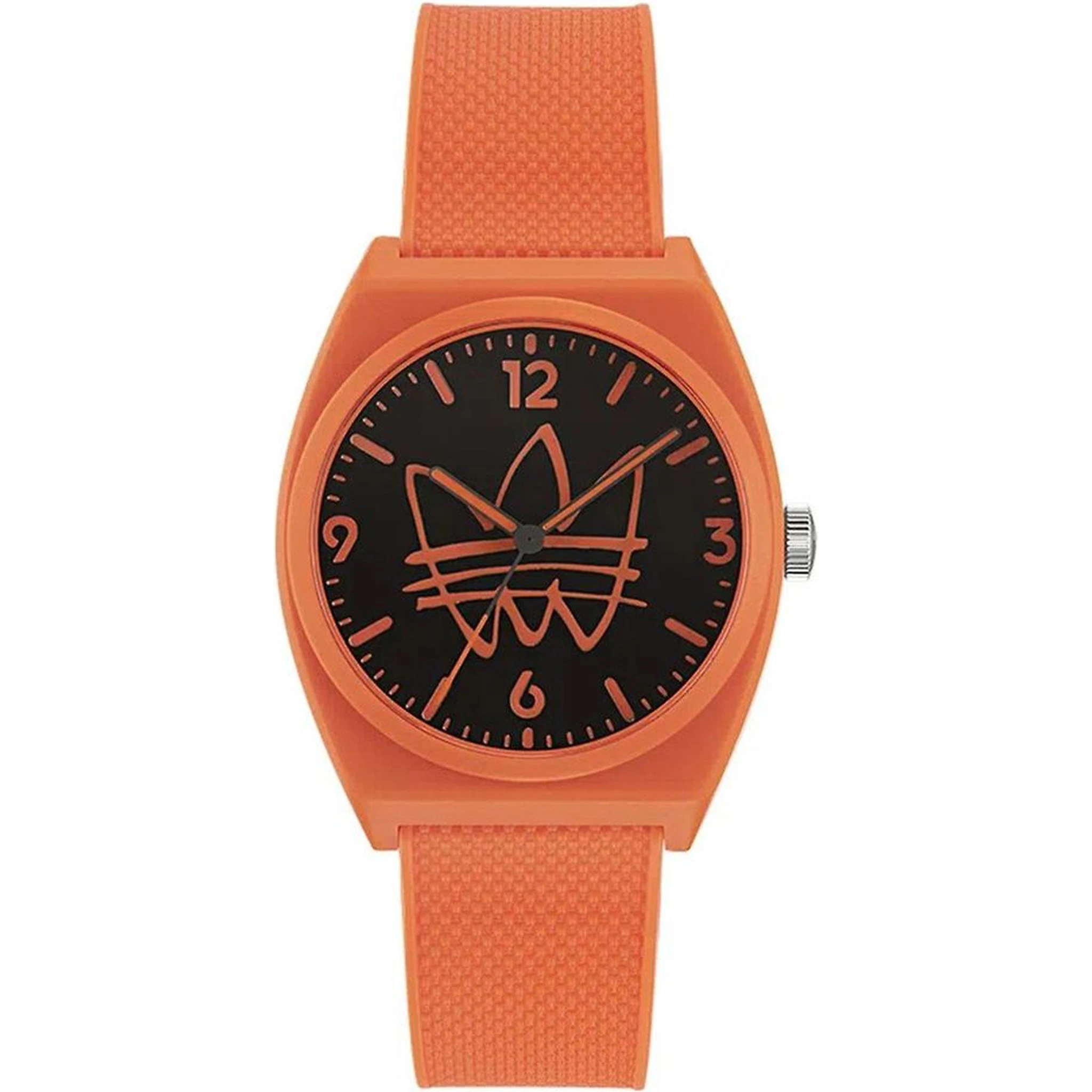 Orange Synthetic Sport Watch