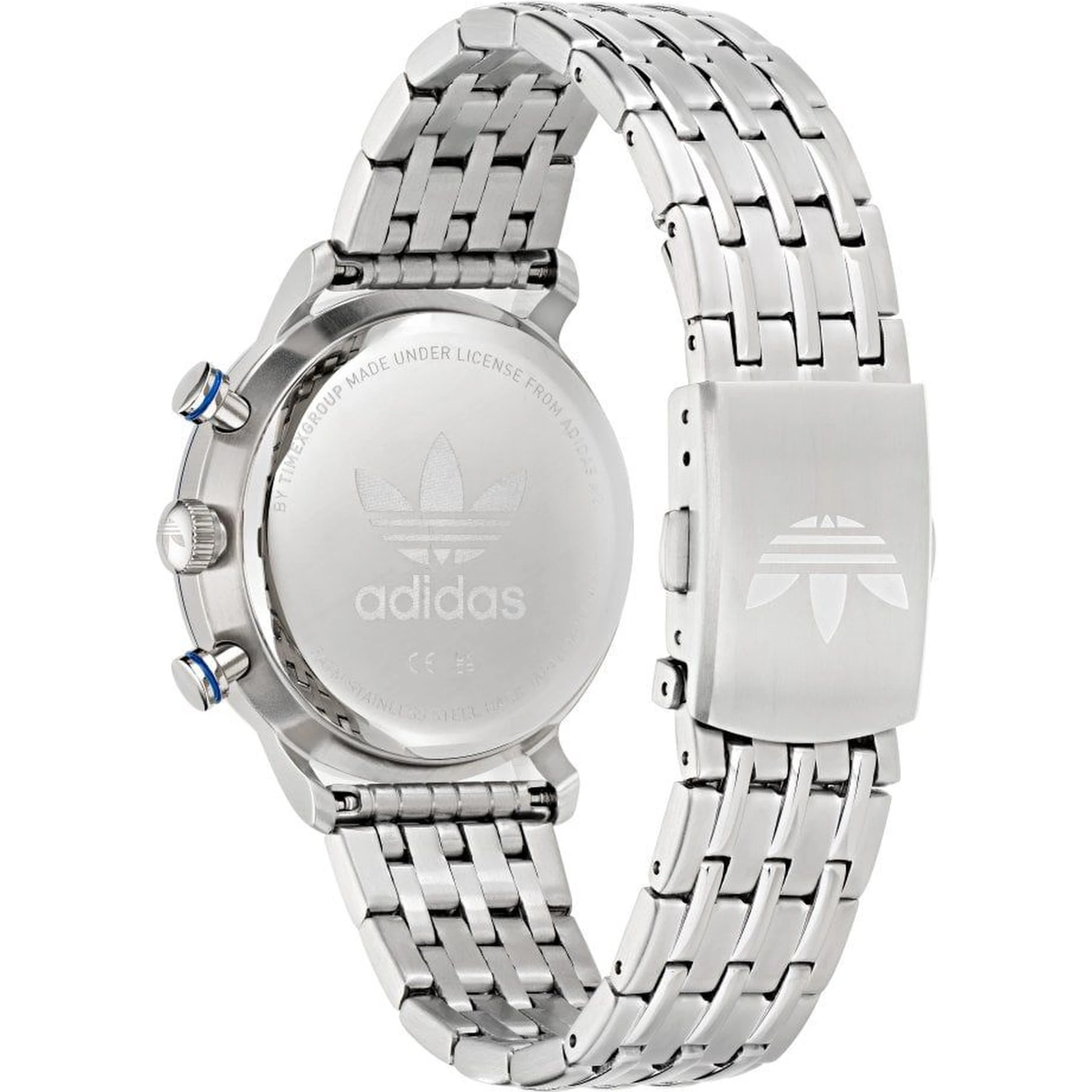Gray Stainless Steel Dress Watch