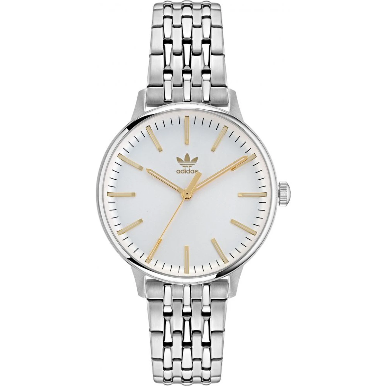 Gray Stainless Steel Dress Watch