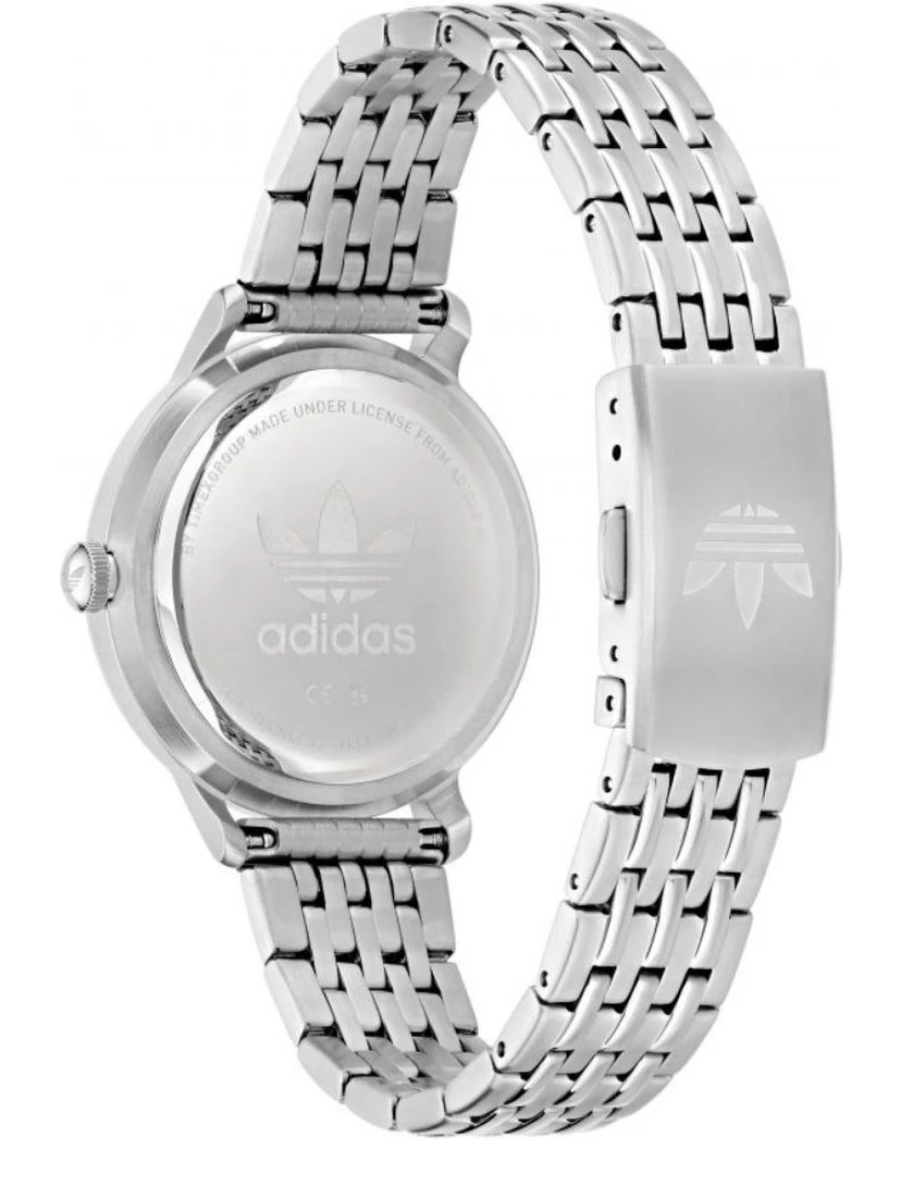 ساعة يد رسمية من الفولاذ المقاوم للصدأ الرمادي