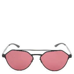 نظارات شمسية معدنية سوداء