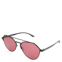 نظارات شمسية معدنية سوداء