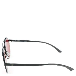 نظارات شمسية معدنية سوداء