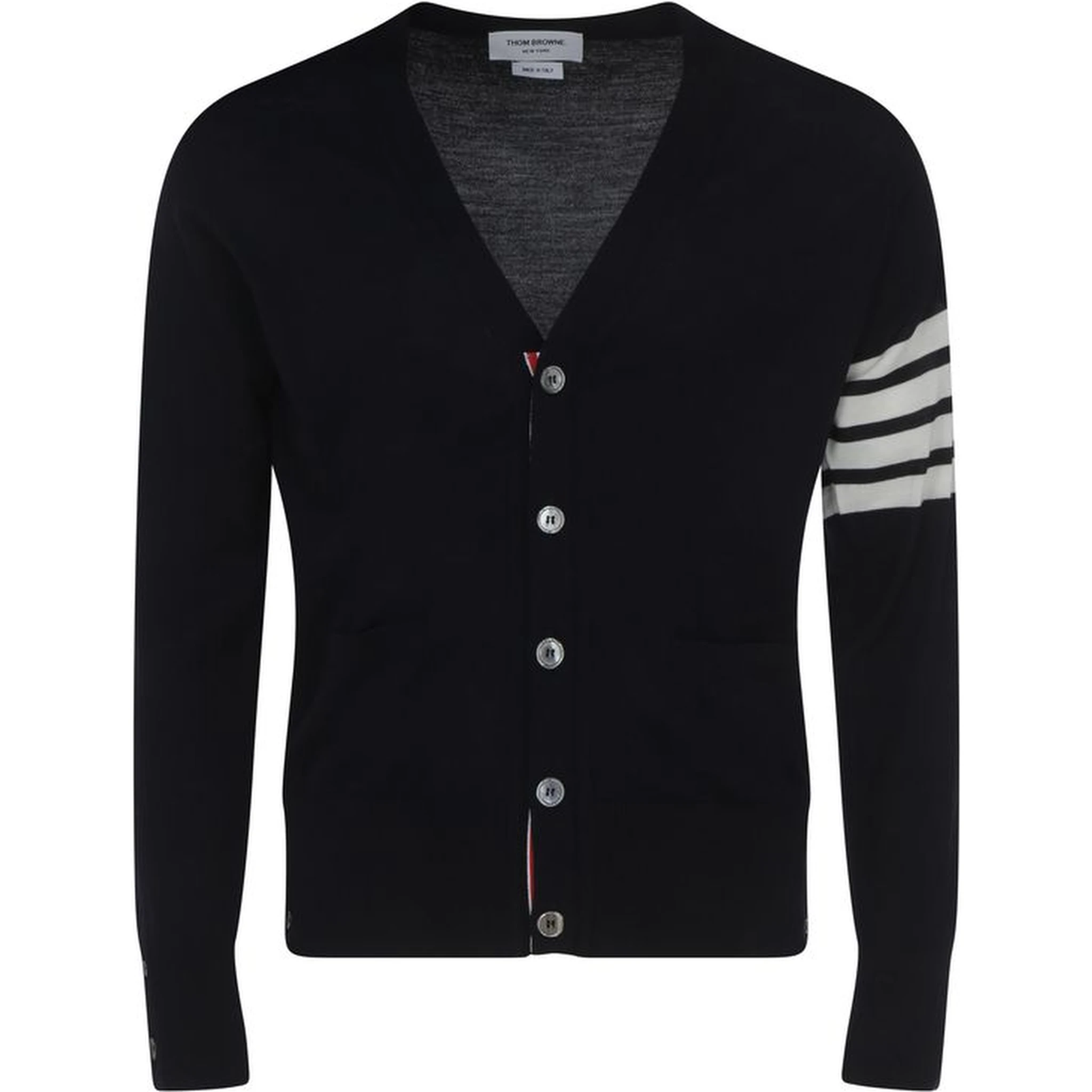 Blue Fleece Wool Cardigan