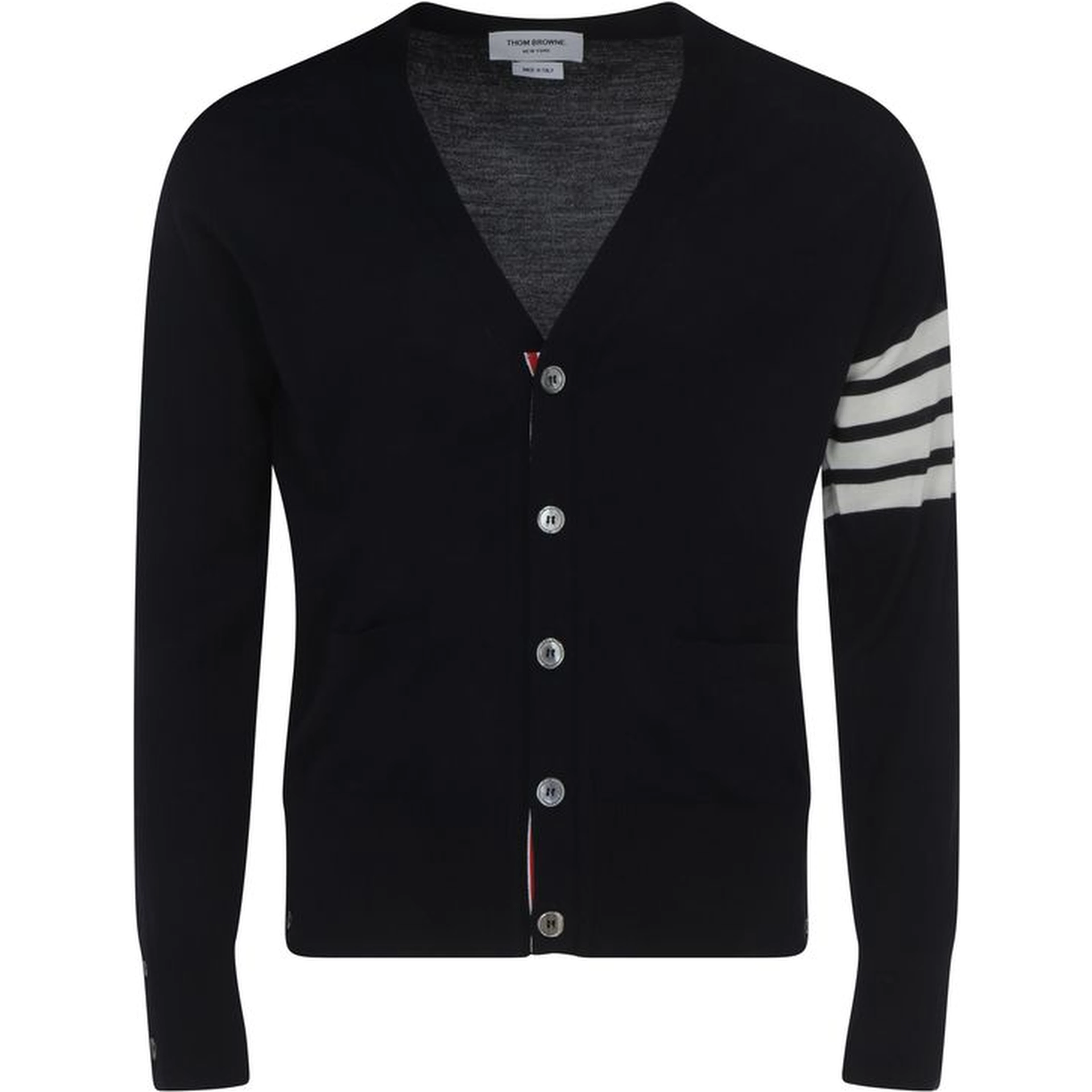 Blue Fleece Wool Cardigan