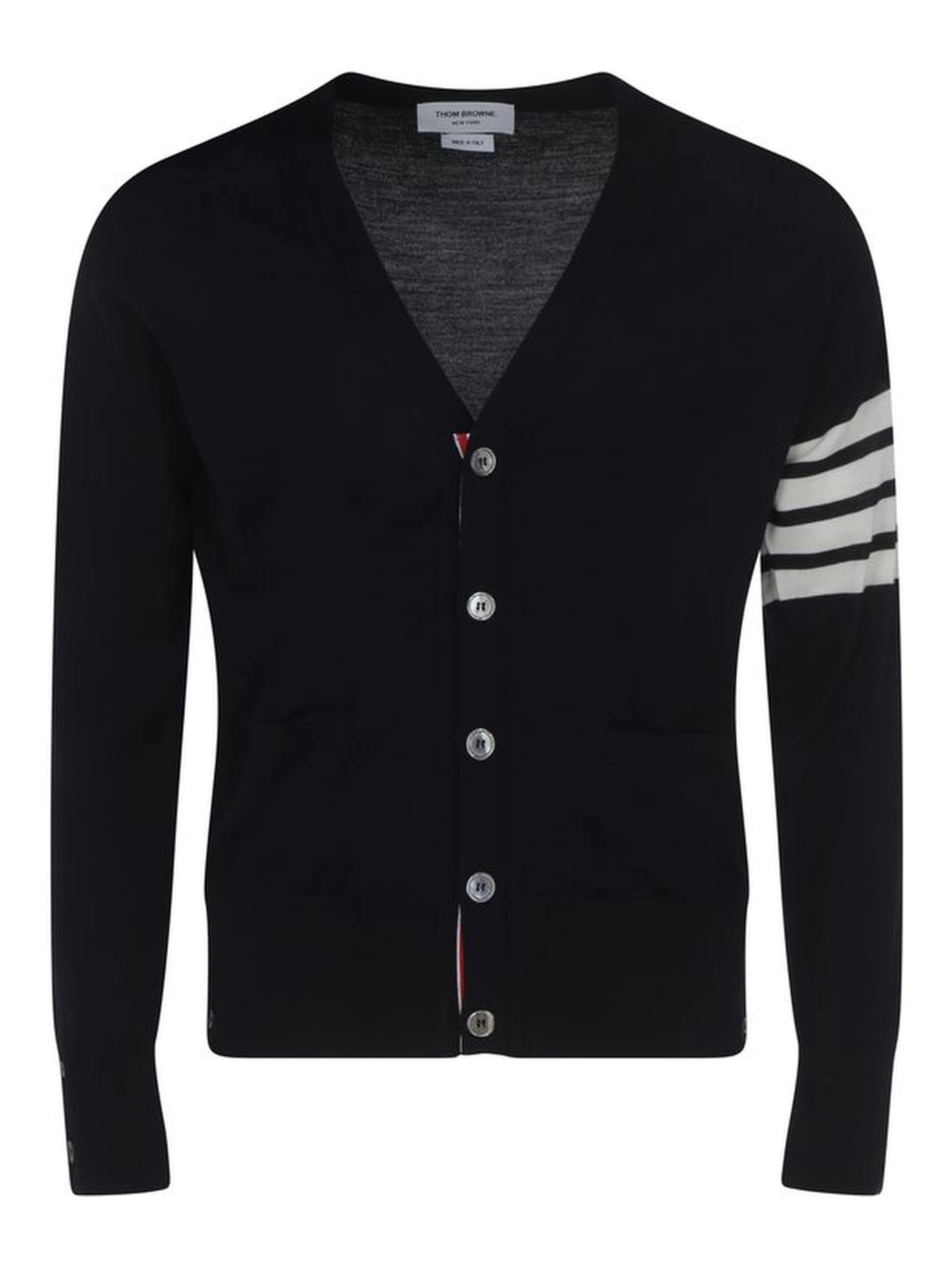 Blue Fleece Wool Cardigan